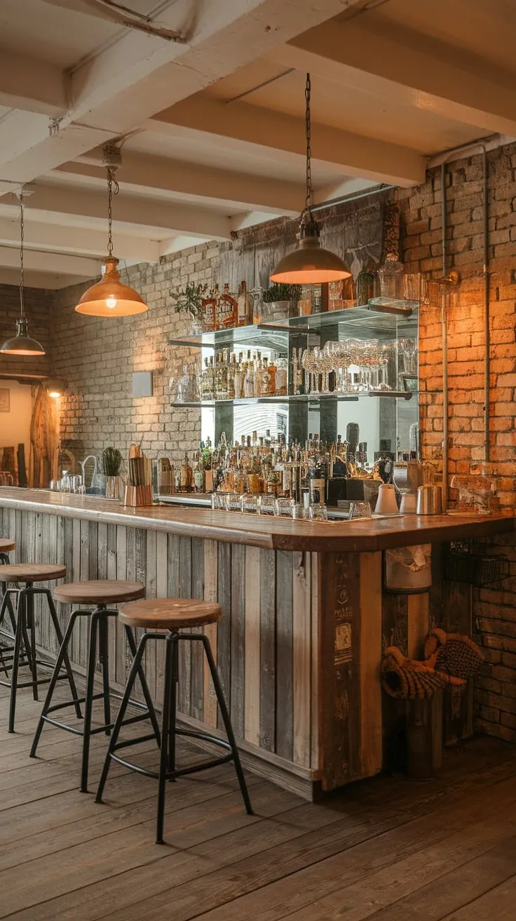 Hand-hewn beams and the scent of aged wood welcome you to this cozy basement bar. The carefully curated collection of a liquors and the inviting atmosphere create the ideal setting for relaxed conversation and spirited enjoyment. Gather 'round and let the good times roll.