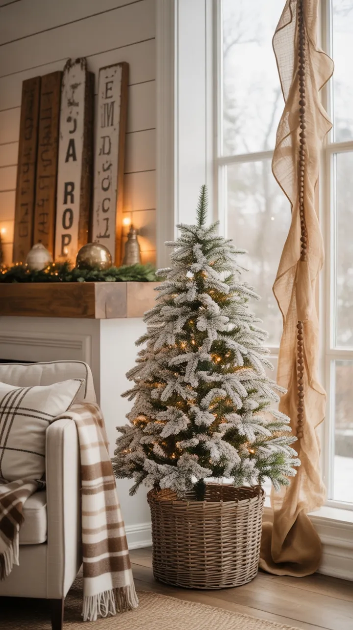 Warm Hearths and Flocked Pines A Rustic Christmas Retreat