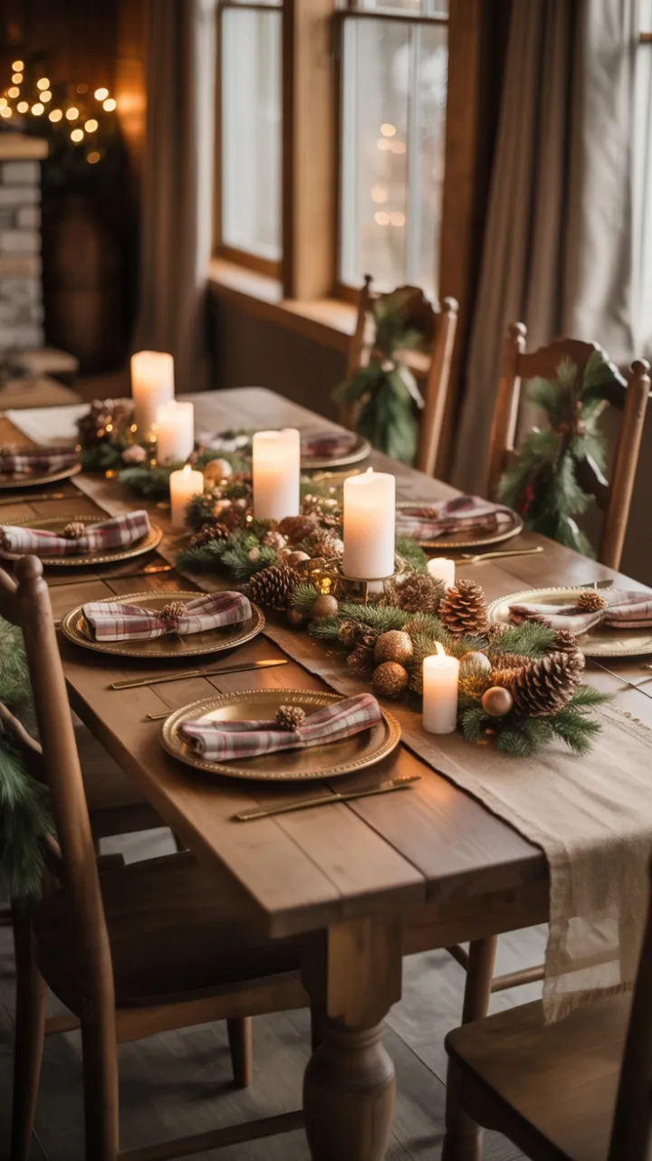 Cozy Farmhouse Christmas Dinner by the Stone Hearth