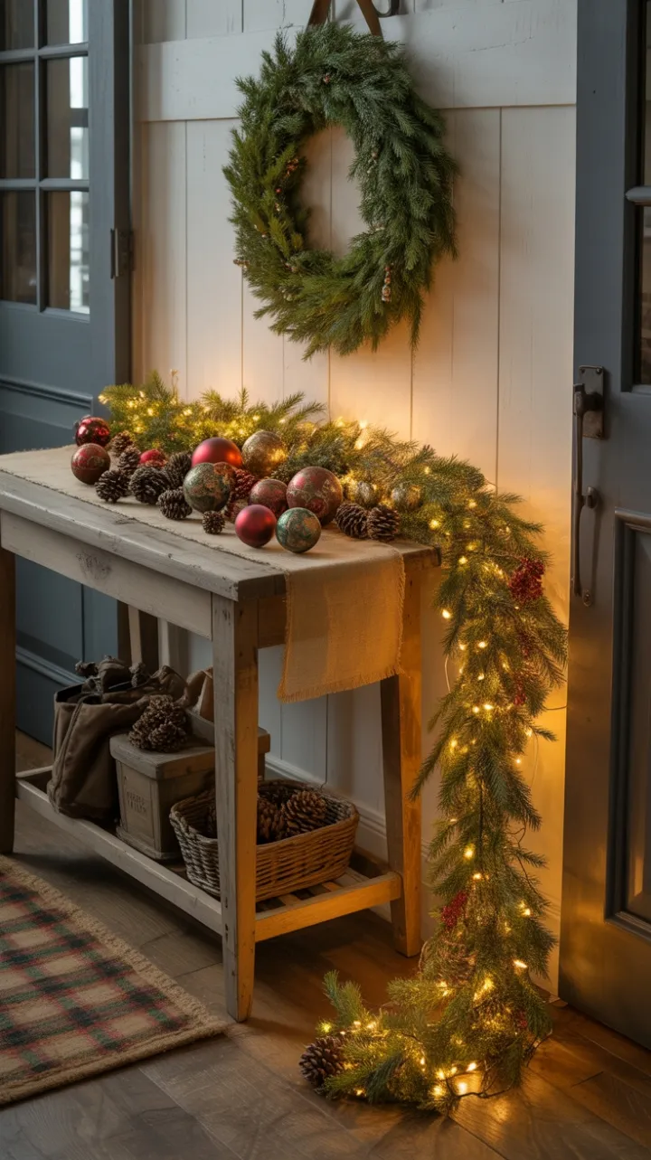 Warm Rustic Christmas Welcome