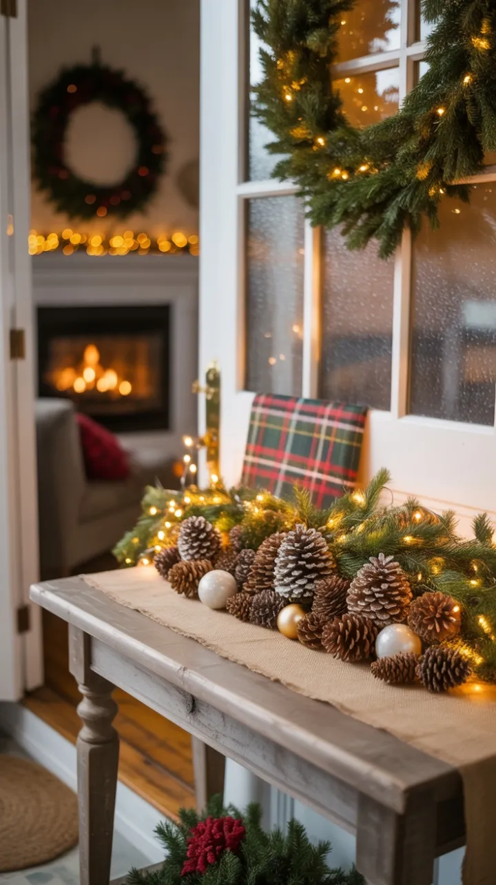 A Cozy Rustic Christmas Welcome