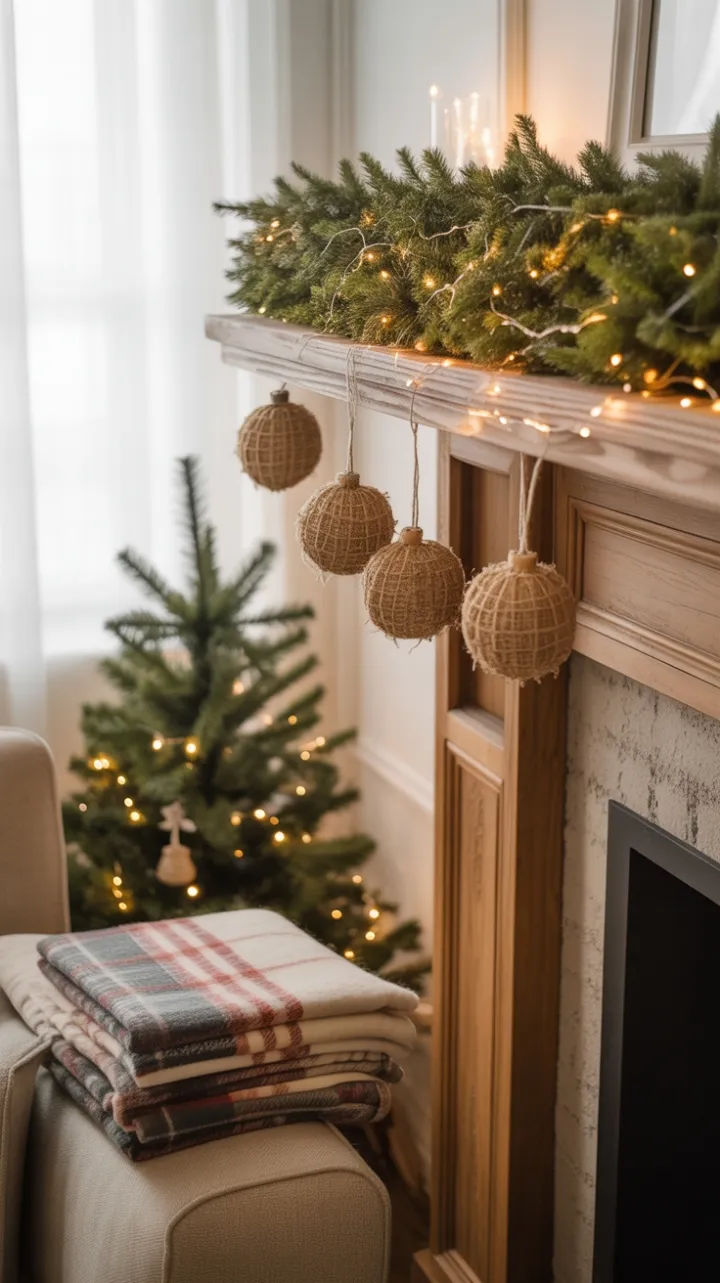 Cozy Rustic Christmas by the Fireside