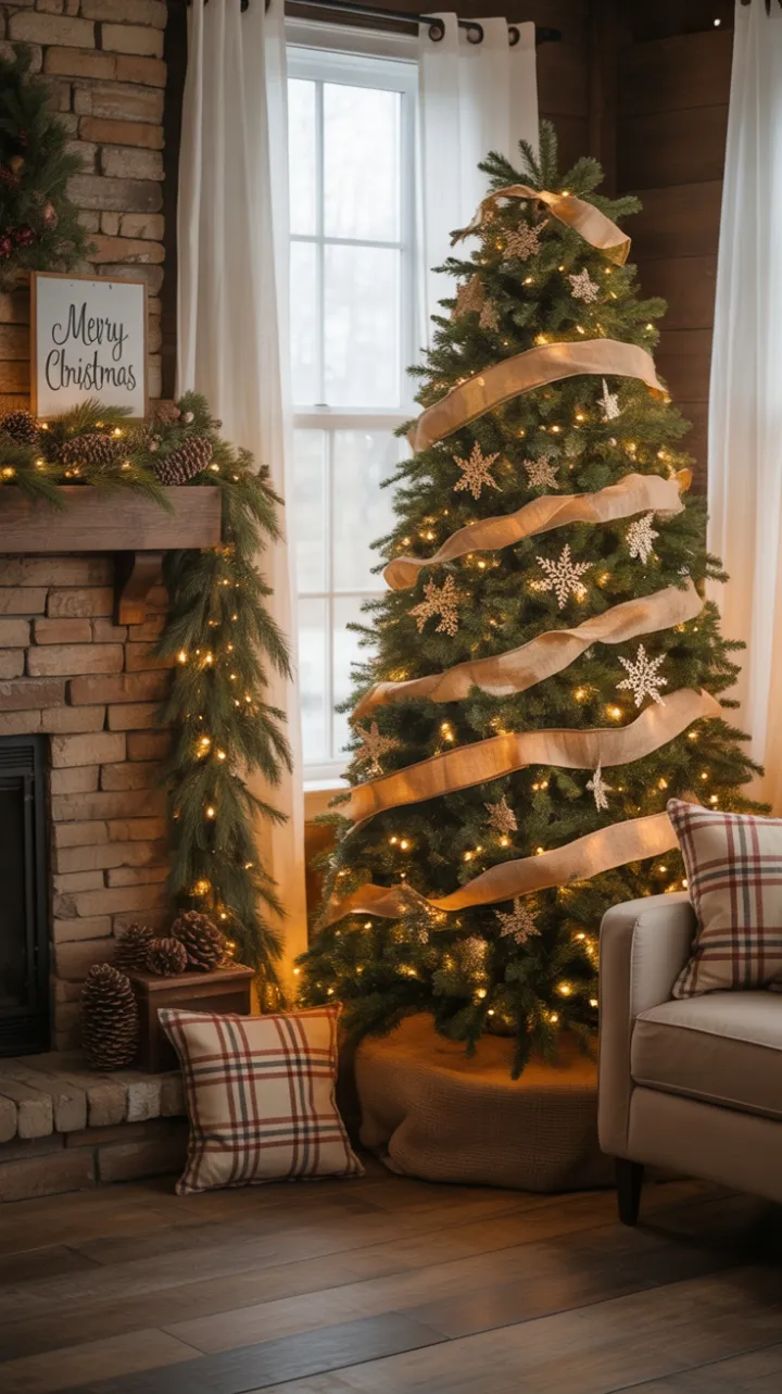 Cozy Rustic Christmas by the Hearth