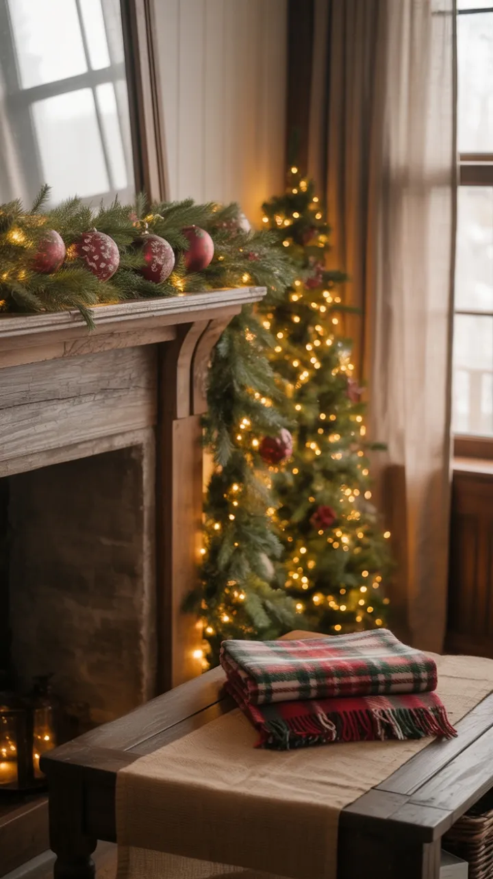 Hearthside Christmas – Rustic Warmth and Twinkling Charm