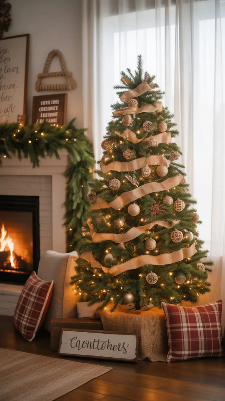 Cozy Rustic Christmas by the Hearth