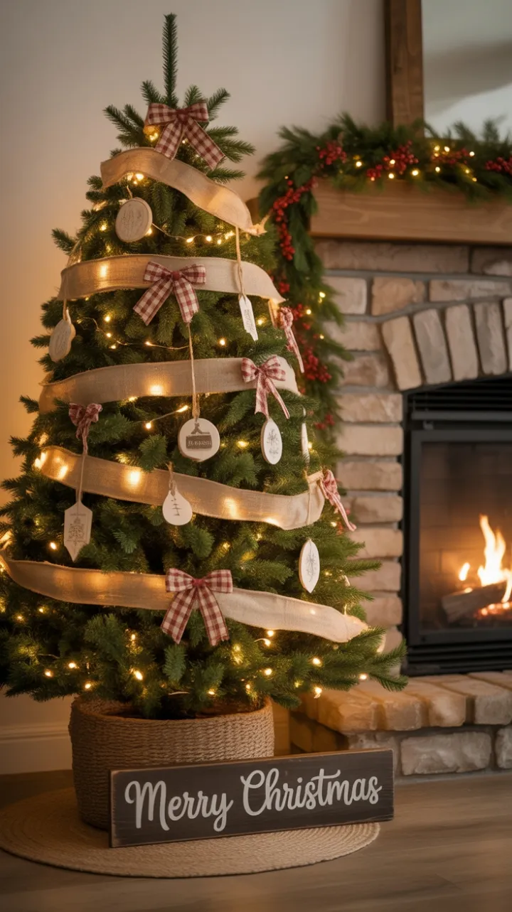 Rustic Christmas Glow by the Hearth
