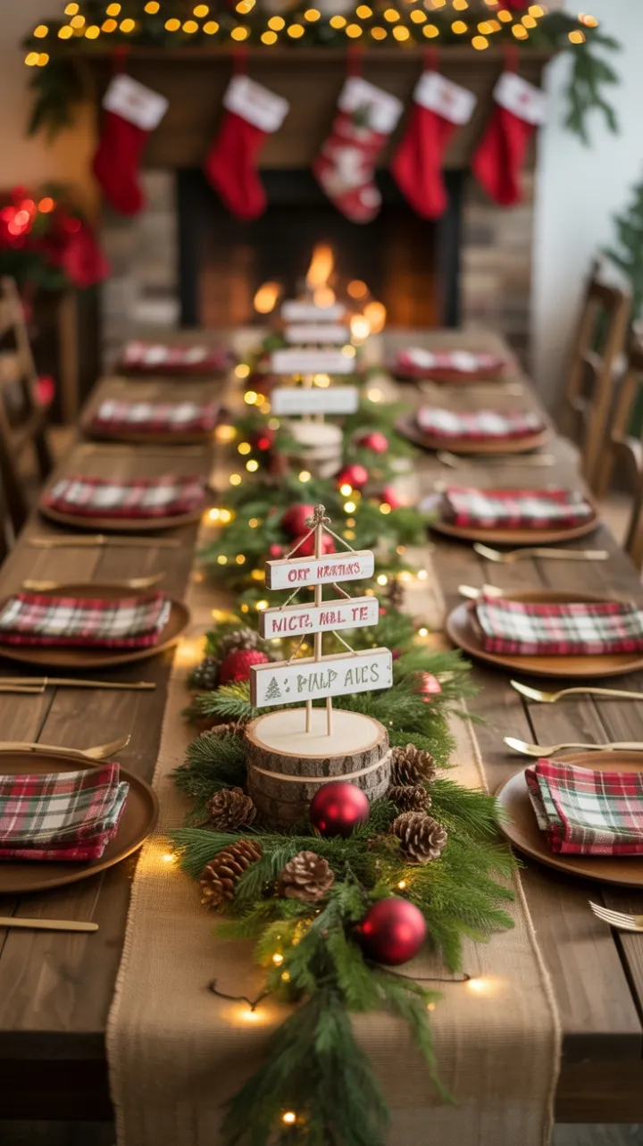 Hearthside Holiday Table in Warm Rustic Glow