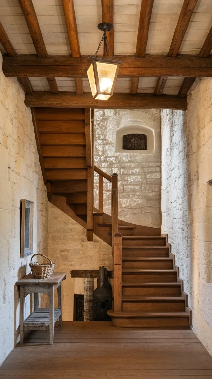 Step into warmth and history. The rustic stone walls, aged wood beams, and vintage lighting create an inviting atmosphere, a testament to enduring craftsmanship and a timeless elegance.