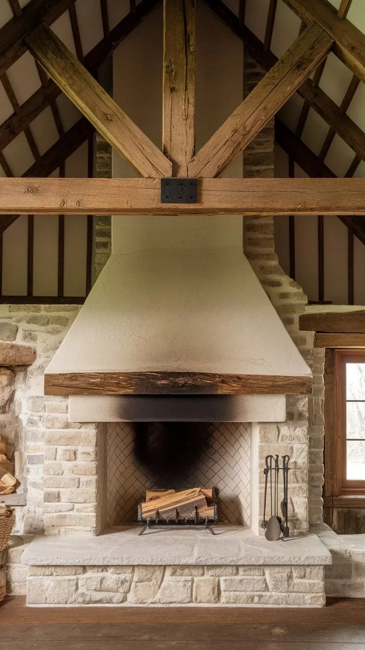The crackling fire illuminates the rustic charm of the hearth, a timeless sanctuary that cradles the whispers of generations and the warmth of cherished memories.