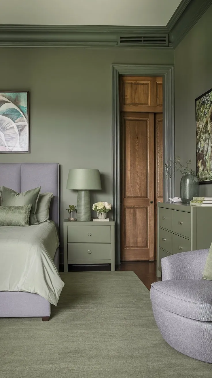 Discover dream bedroom inspiration with a stylish blend of green room ideas, perfect for redecorating your bedroom into a tranquil retreat.