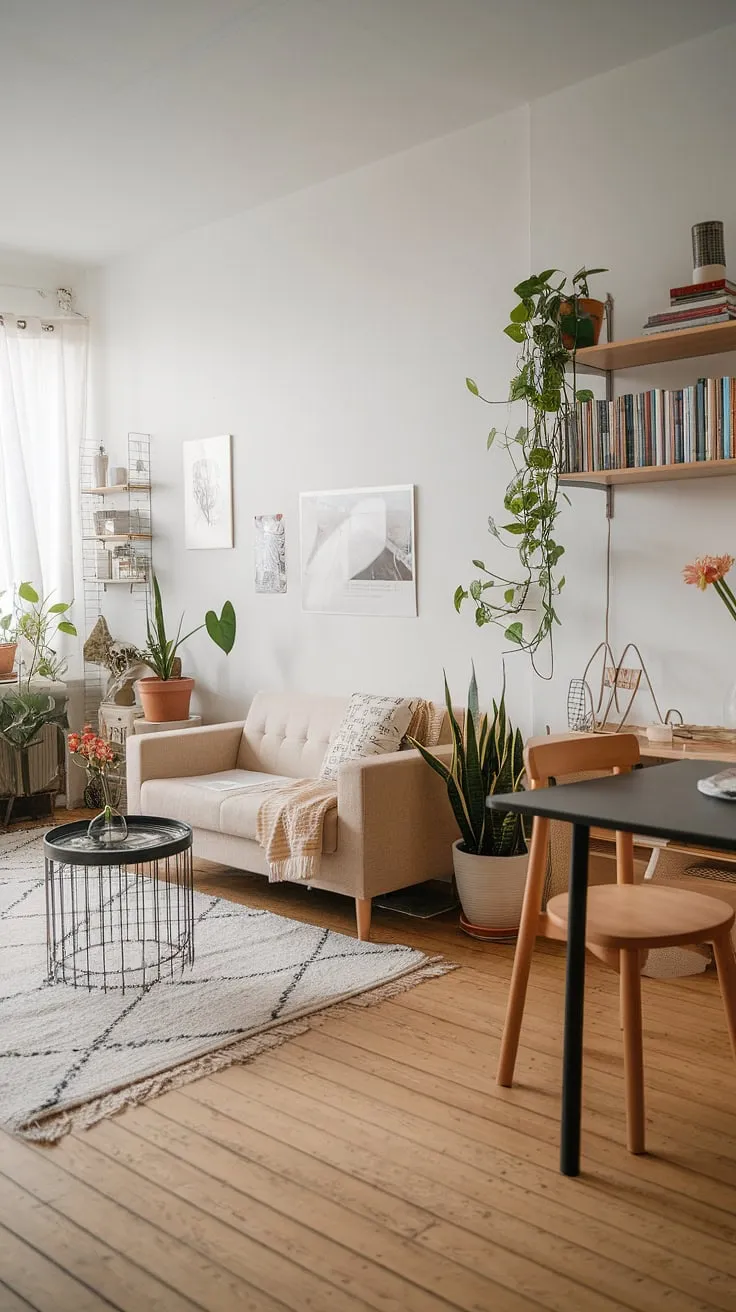 Escape to this tranquil Scandinavian haven. The minimalist design, featuring a neutral palette and natural textures, promotes relaxation and peace. The dedicated reading corner, complete with a comfortable chair and a curated collection of books, invites quiet contemplation. A sanctuary for the soul.