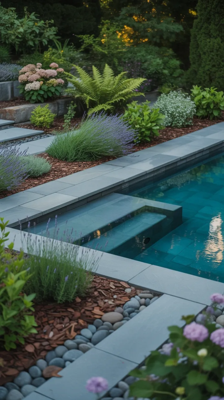 Sunset Serenity at the Turquoise Garden Pool