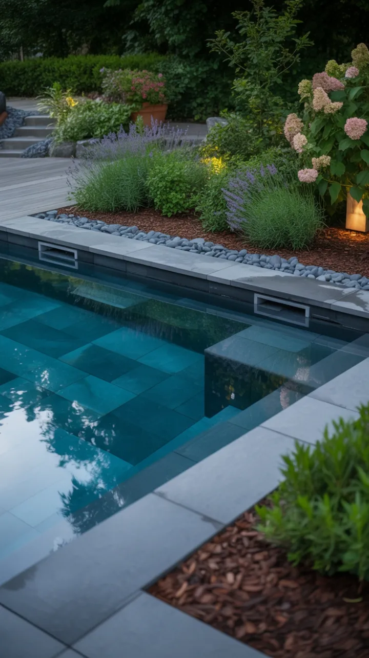 Seamless Luxury Poolside Oasis in a Lush Garden