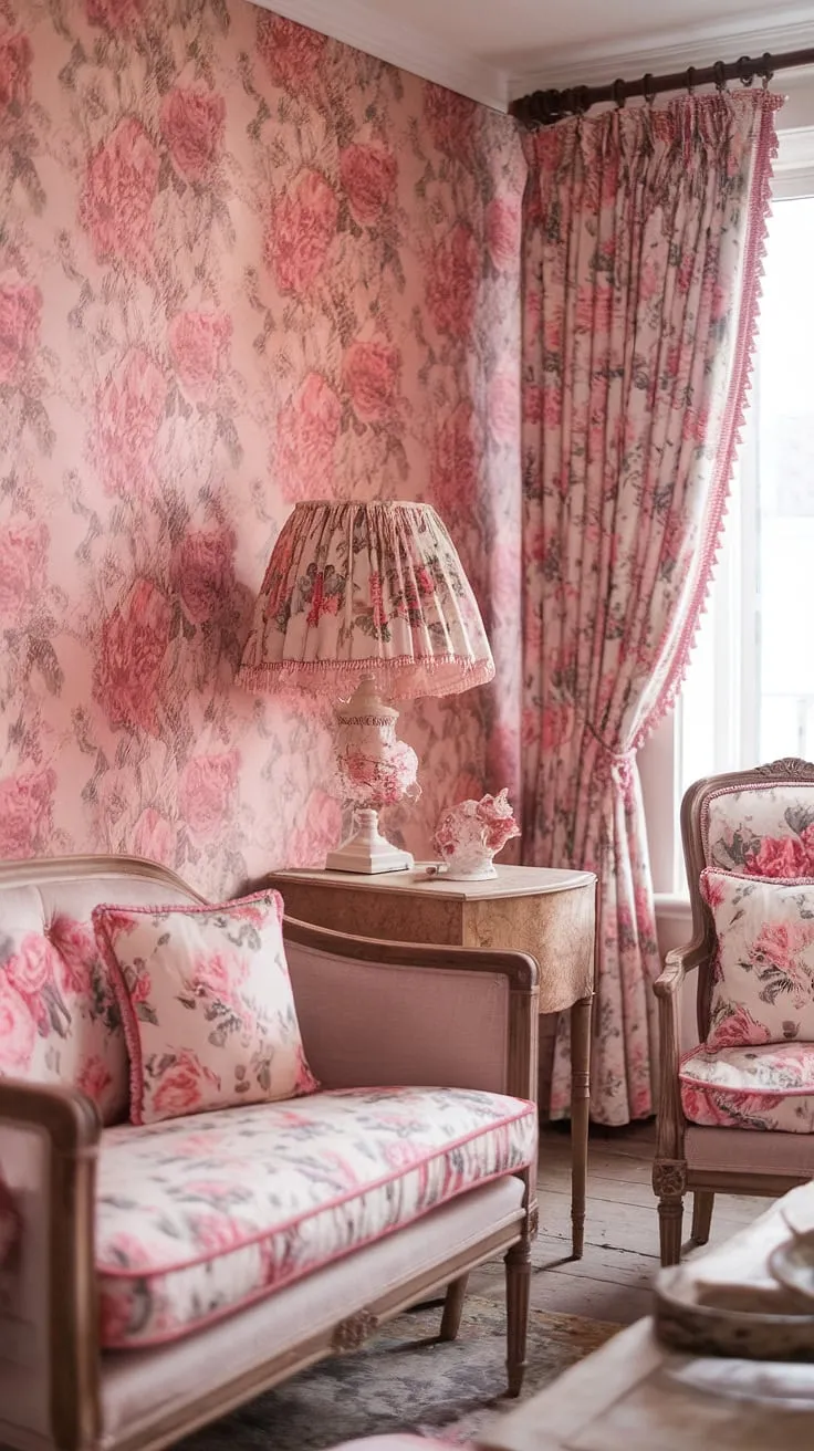 Step into a world of delicate blooms and whispered secrets. This shabby chic sanctuary, adorned with vintage floral prints and a soft pink palette, offers a haven of tranquility. The worn wood and faded fabrics tell tales of cherished memories, creating an atmosphere of timeless beauty and undeniable charm. A truly enchanting escape.