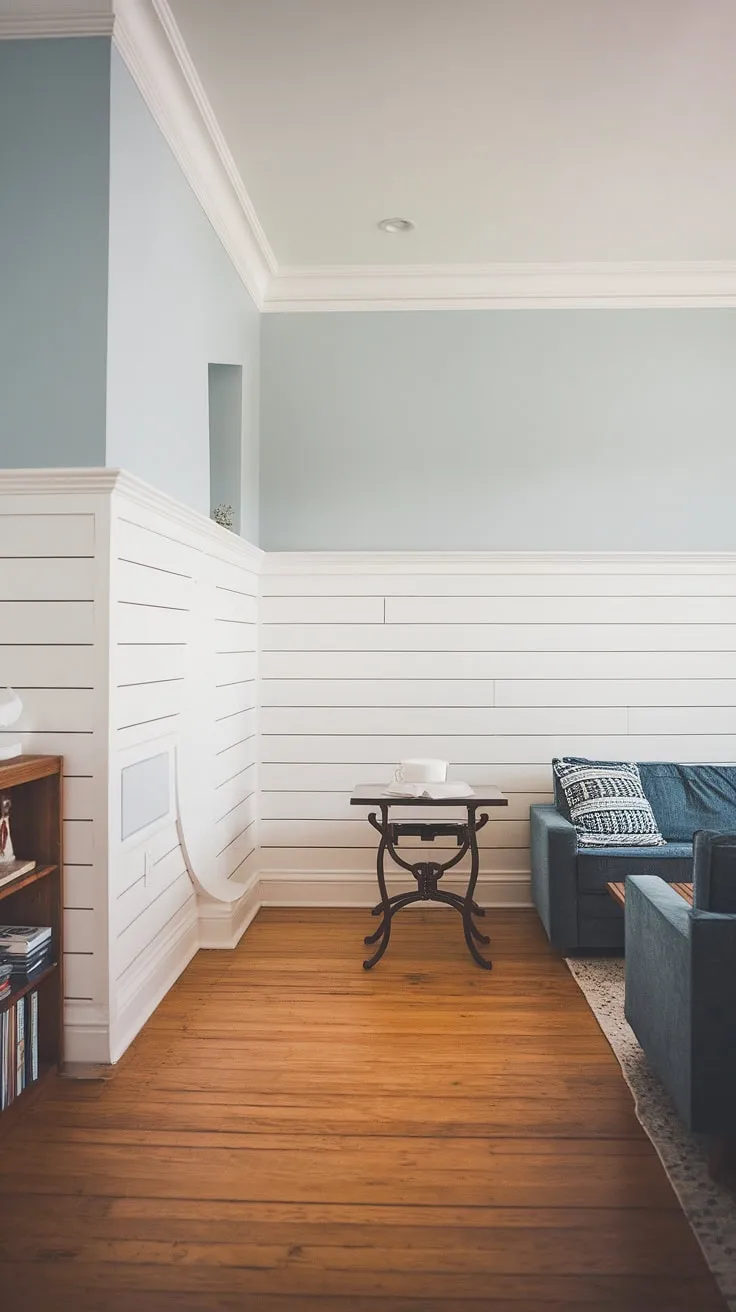 This aesthetic room is pure dream room inspiration.  A cute room with a charming staircase library, wooden furniture, and soft lighting creates the perfect ambiance.  The dream house decor is flawlessly vintage, making it one of those pretty places you'd never want to leave.  It's the epitome of dream home design.