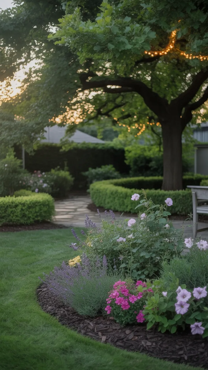 Golden-Hour Garden Sanctuary