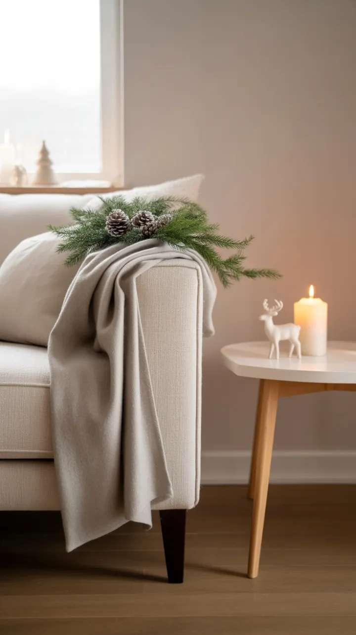 Understated Scandinavian Holiday Corner
