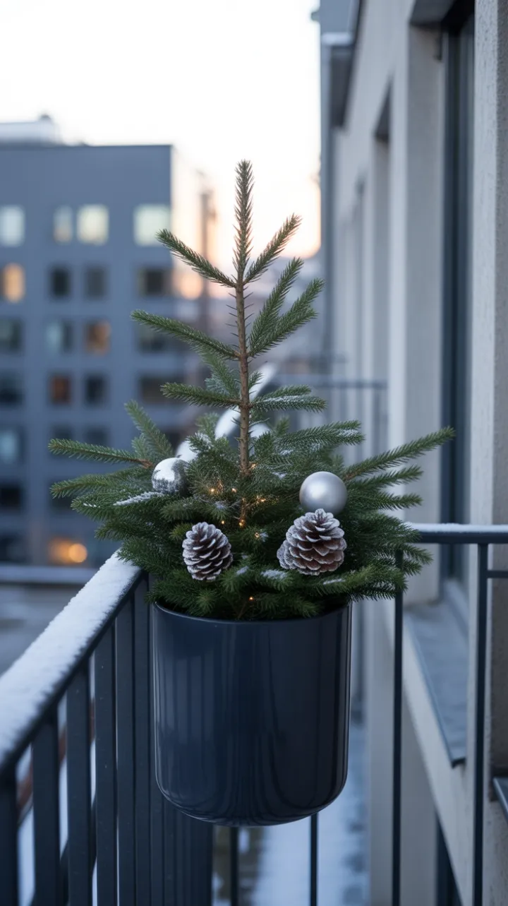 Scandinavian Serenity on a Minimalist Balcony