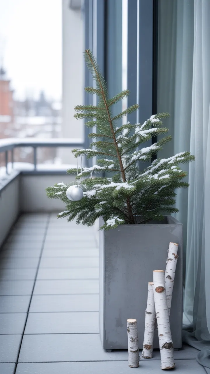 Scandinavian Whisper on the Balcony