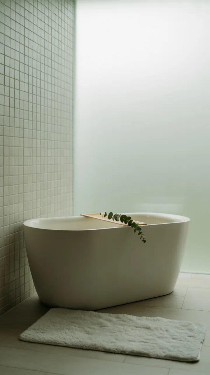 Serene Scandinavian Bath Sanctuary