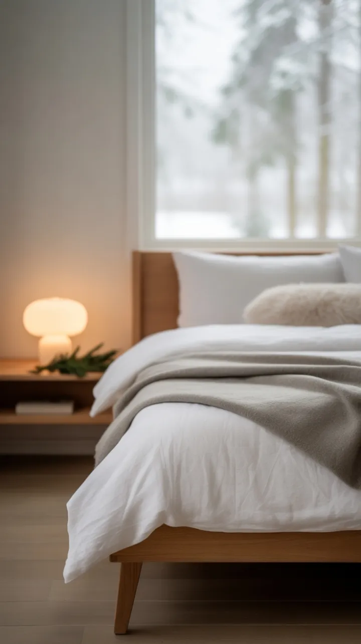 Nordic Quiet With Crisp Linen and Winter Light