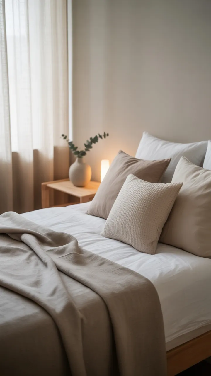 Serene Scandinavian Retreat in Linen and Wool