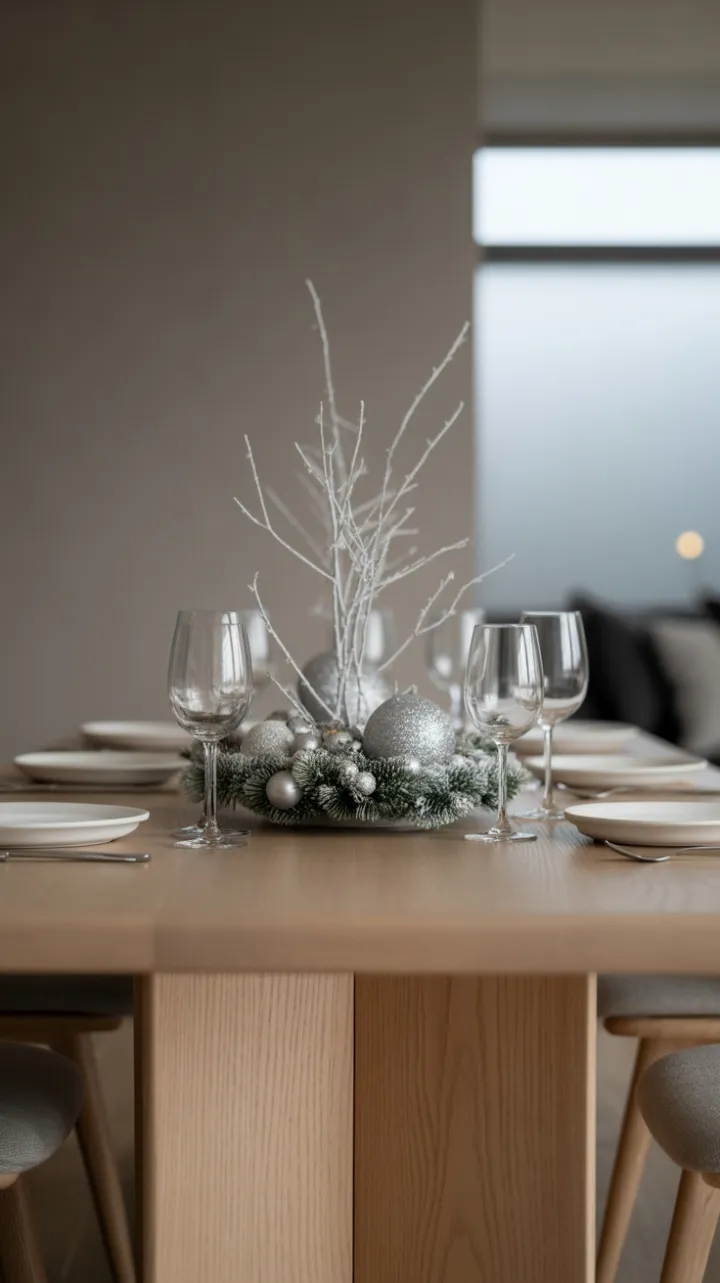 Frosted Simplicity A Scandinavian Christmas Table