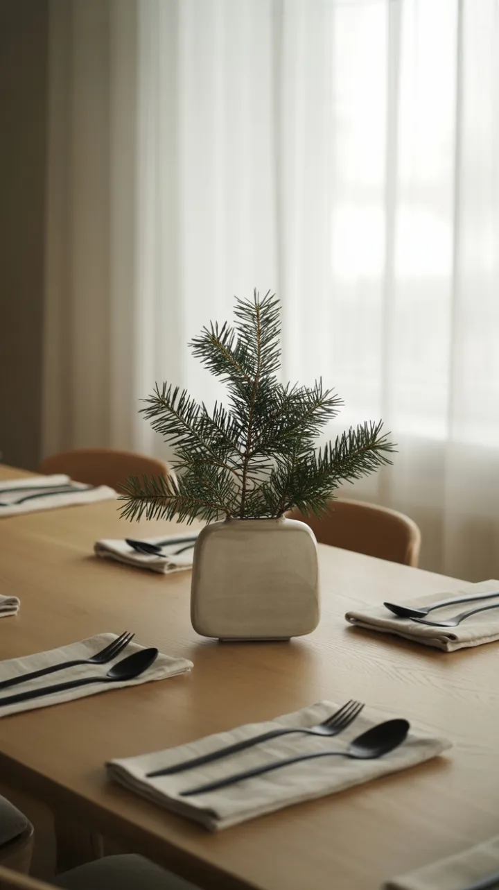 Quiet Scandinavian Christmas Table