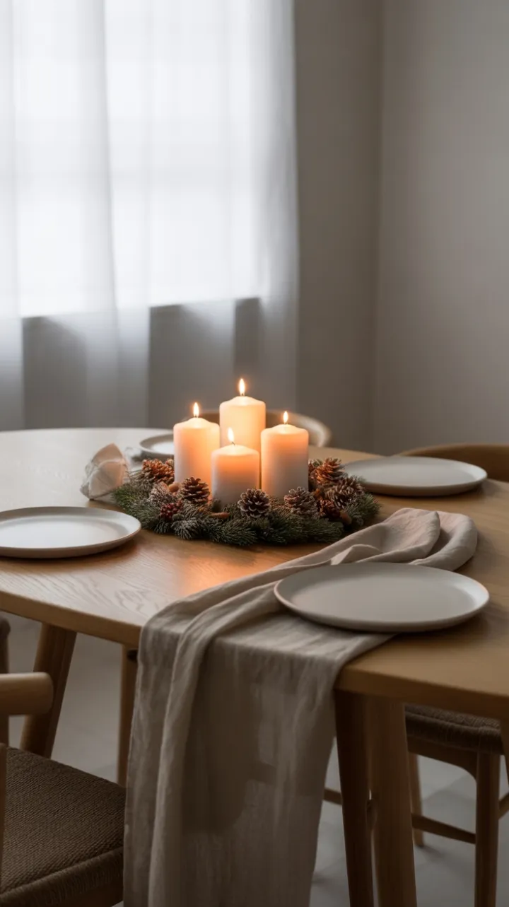Quiet Scandinavian Christmas Table
