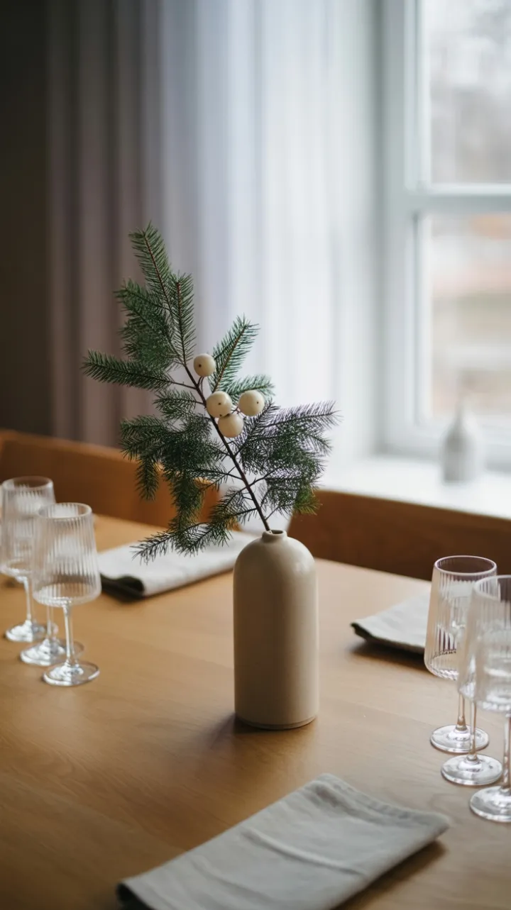 A Quiet Scandinavian Christmas Tablescape