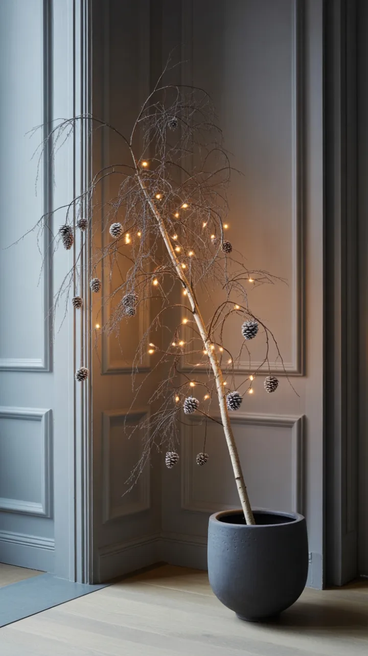 Serene Scandinavian Birch Entryway