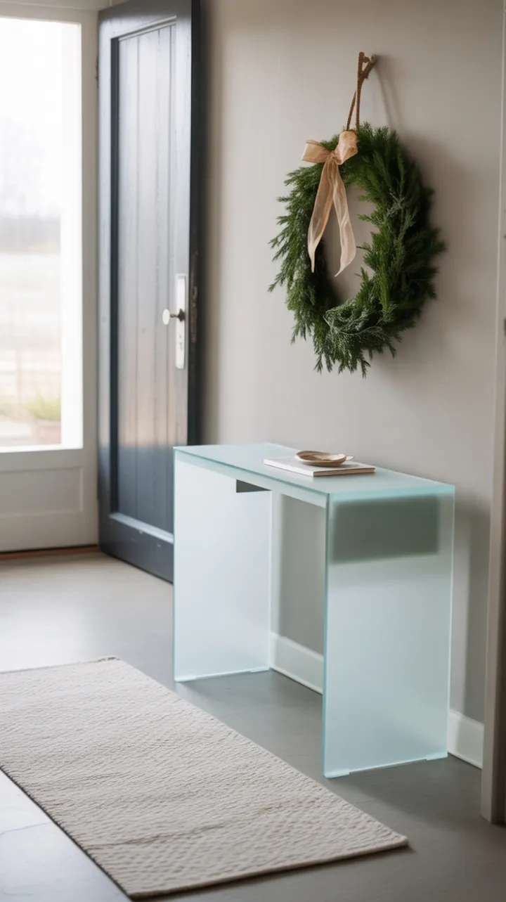 Scandinavian Welcome in Frosted Glass and Wool