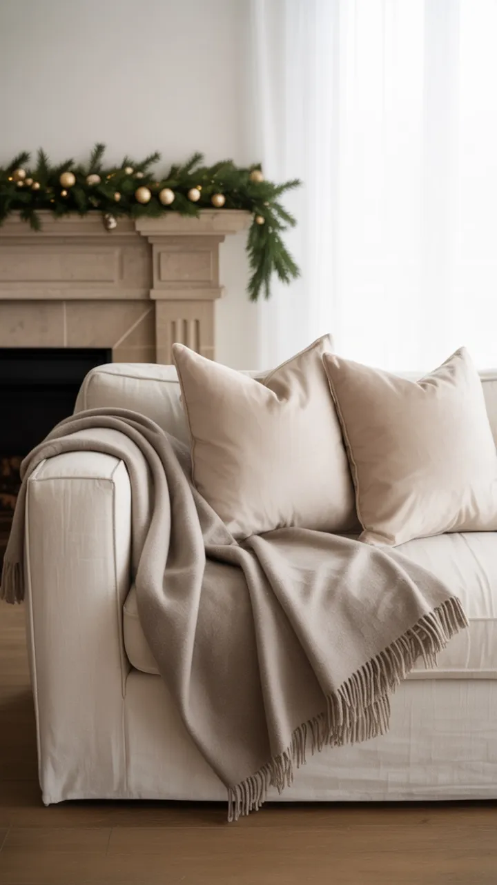 Scandinavian Holiday Calm in Soft Neutrals