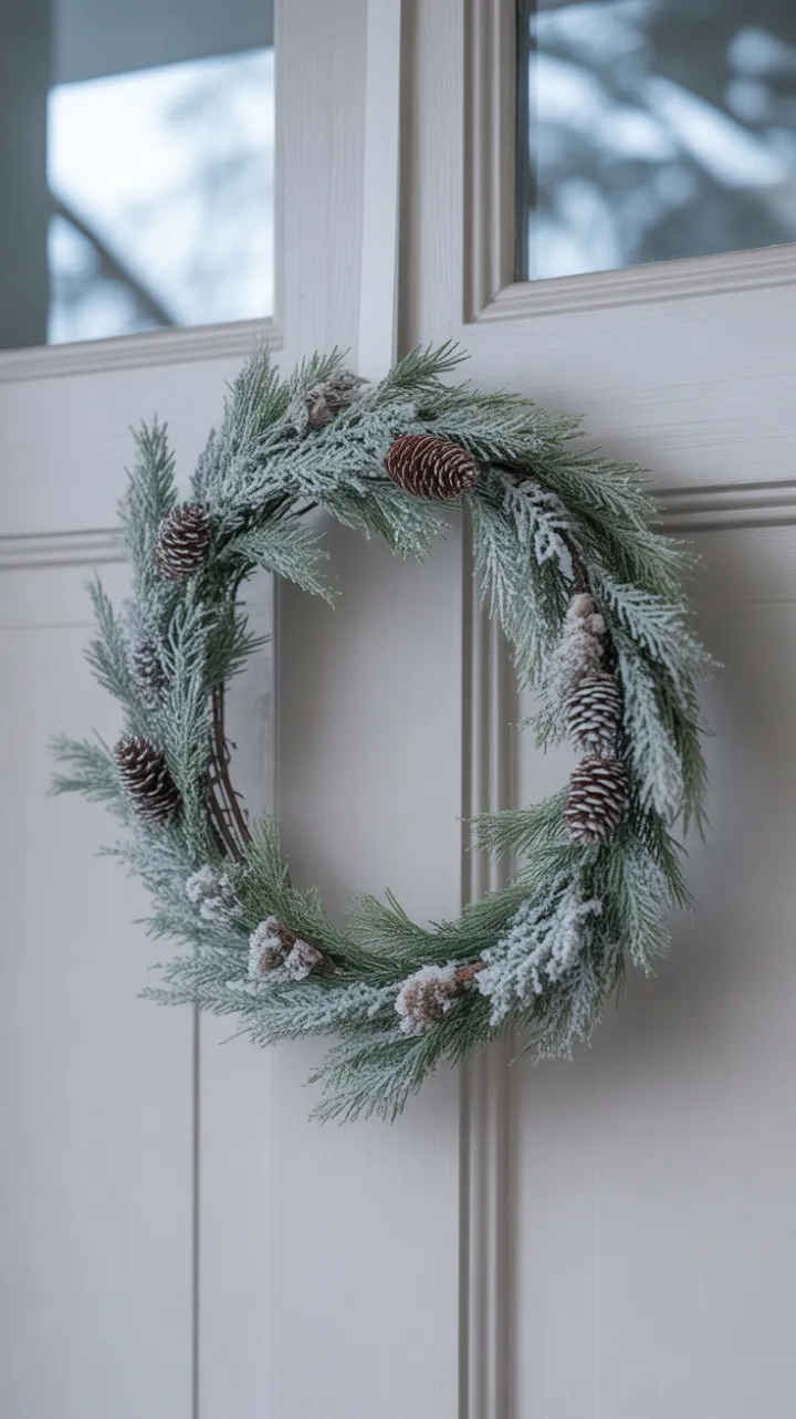 Frosted Minimalism at the Door