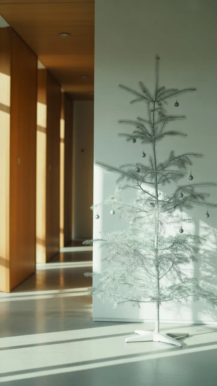 Frosted Serenity in a Scandinavian Hallway