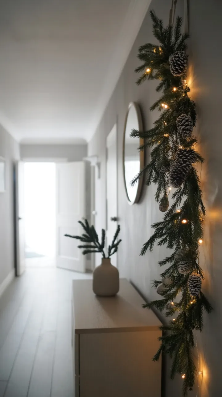 Quiet Scandinavian Holiday Hallway