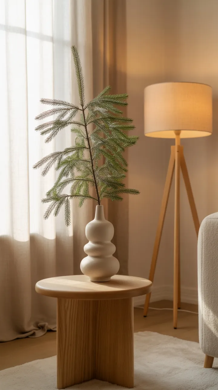 Frosted Fir and Linen Light