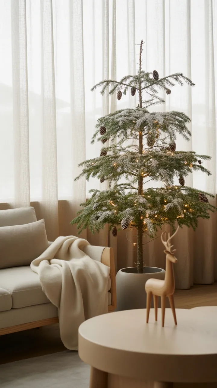 Scandinavian Serenity with a Minimalist Christmas Tree