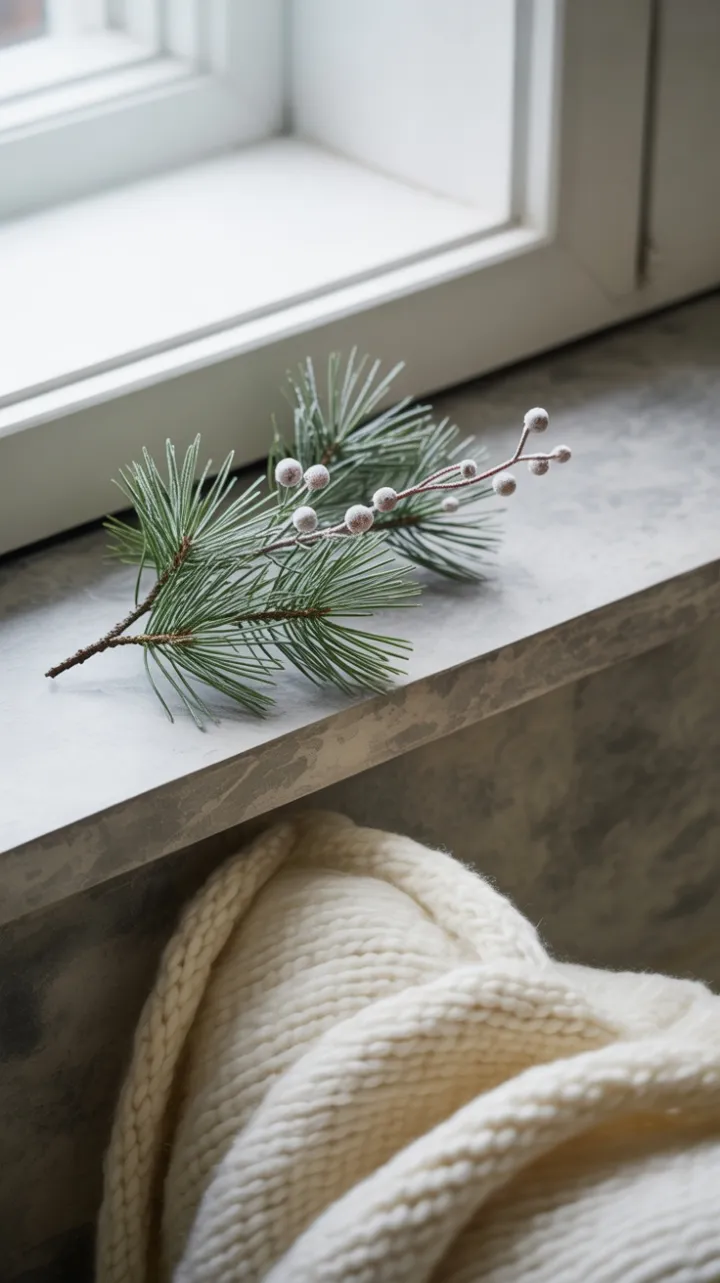 Understated Holiday Mantel