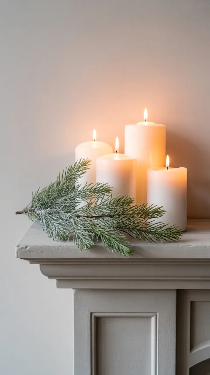 Nordic Minimalist Mantel