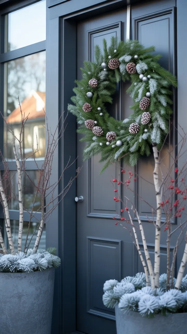Understated Scandinavian Holiday Welcome