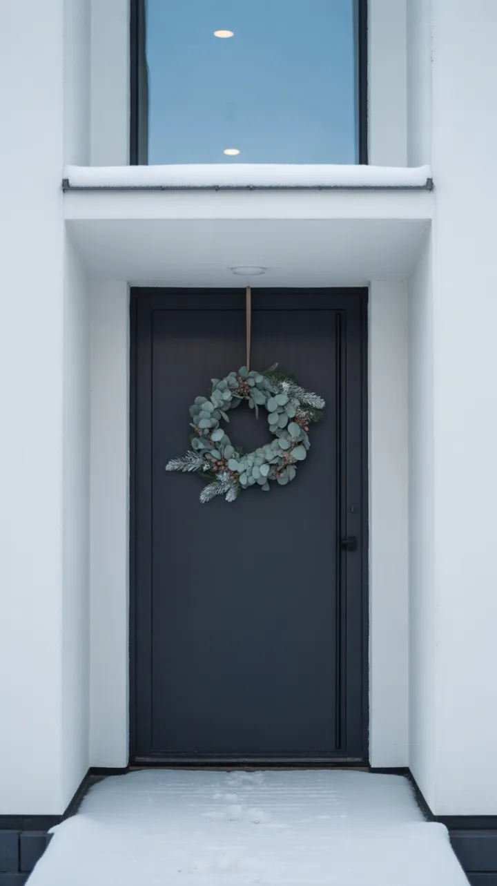 Scandinavian Serenity on the Snowy Threshold