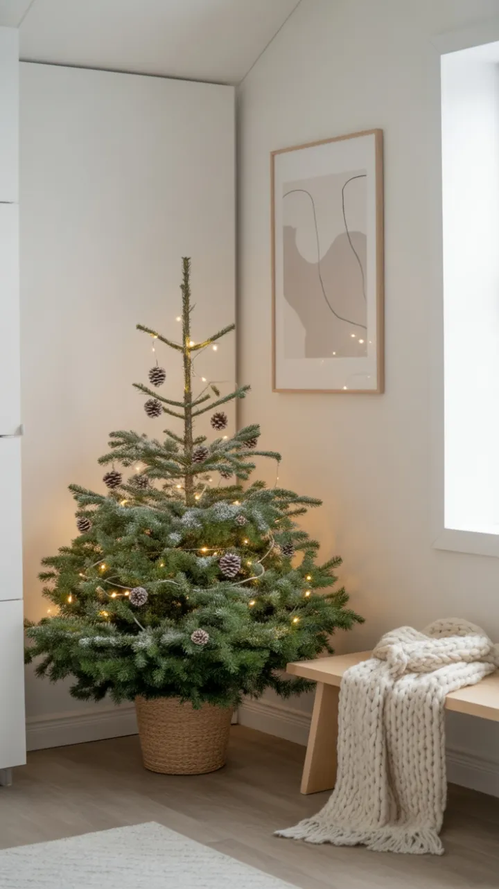 Scandinavian Calm Holiday Corner