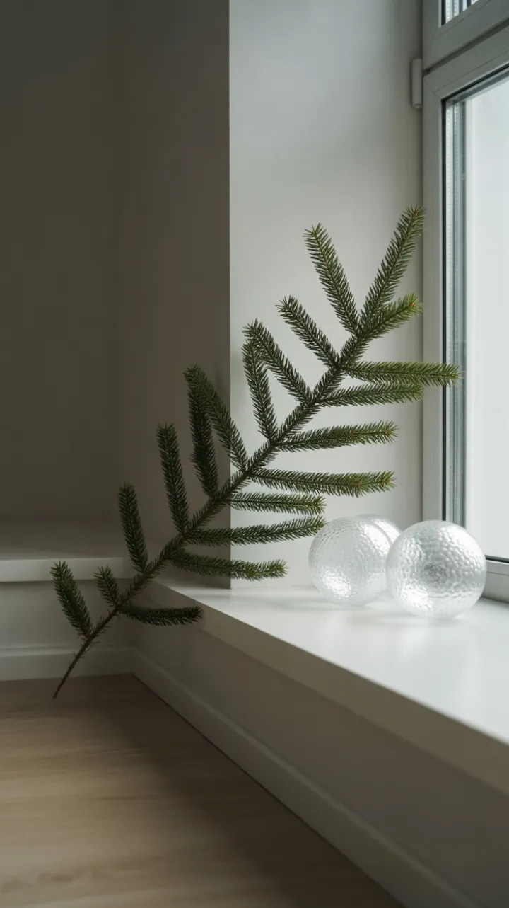 Frosted Minimalism in a Scandinavian Holiday