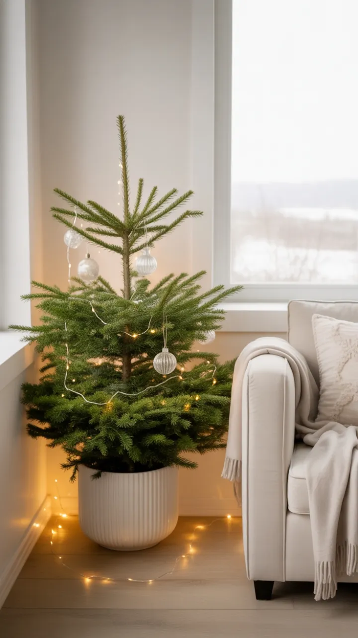 Quiet Holiday Elegance in a Tiny Home