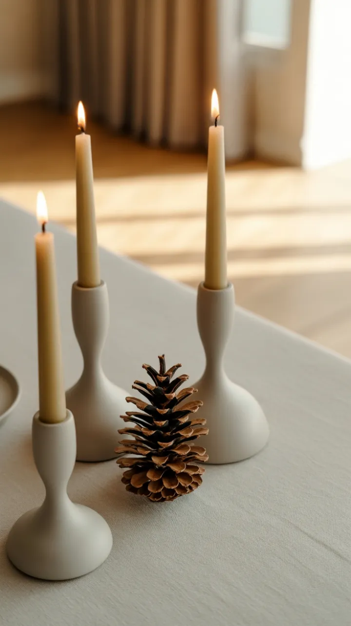Quiet Holiday Minimalism on Linen