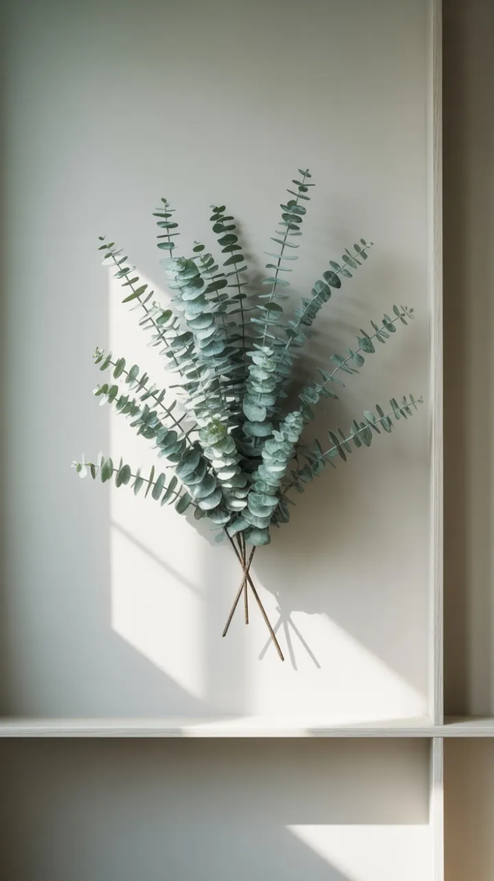 Scandinavian Whisper of Frosted Eucalyptus