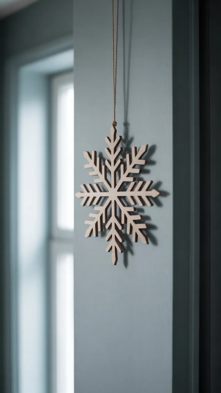 Scandinavian Snowflake in Soft Light