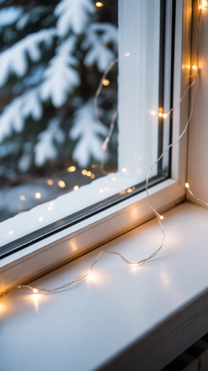 Nordic Glow on a Pristine Windowsill
