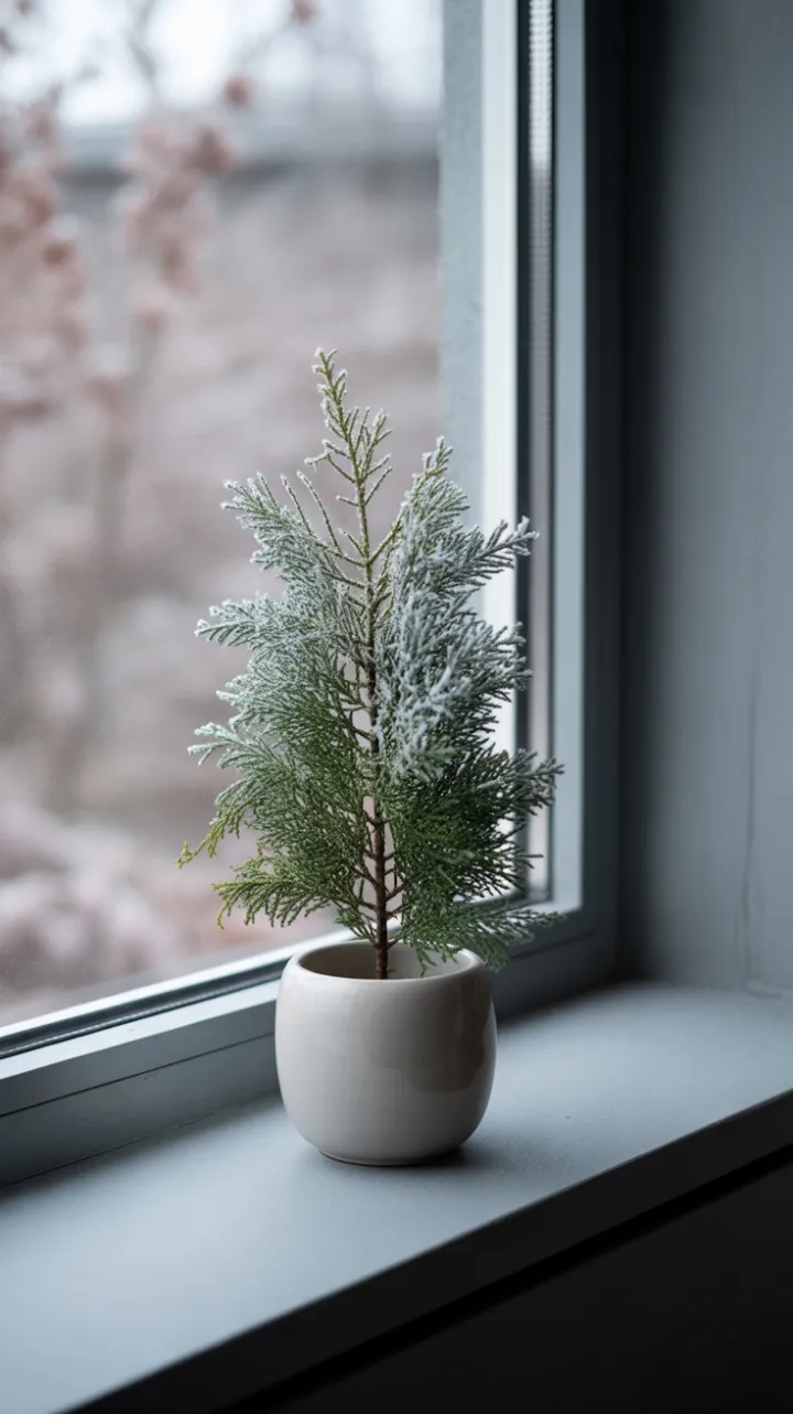 Single Sprig of Winter Elegance